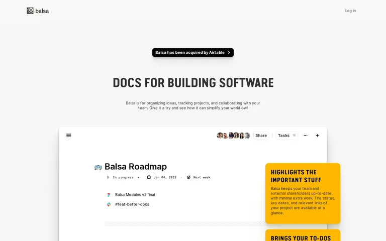 Balsa screenshot