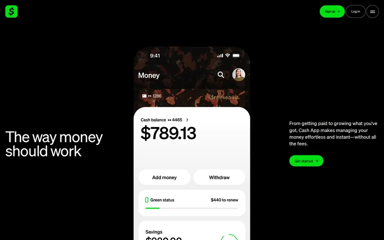 Cash screenshot