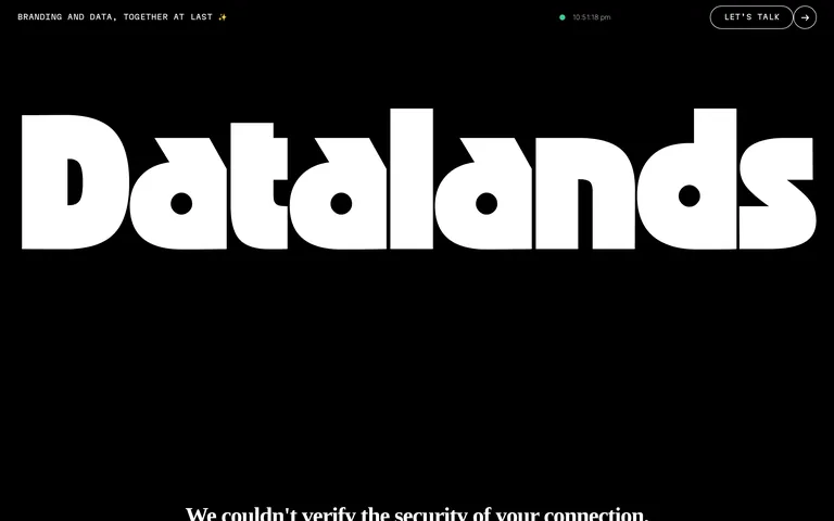 Datalands screenshot