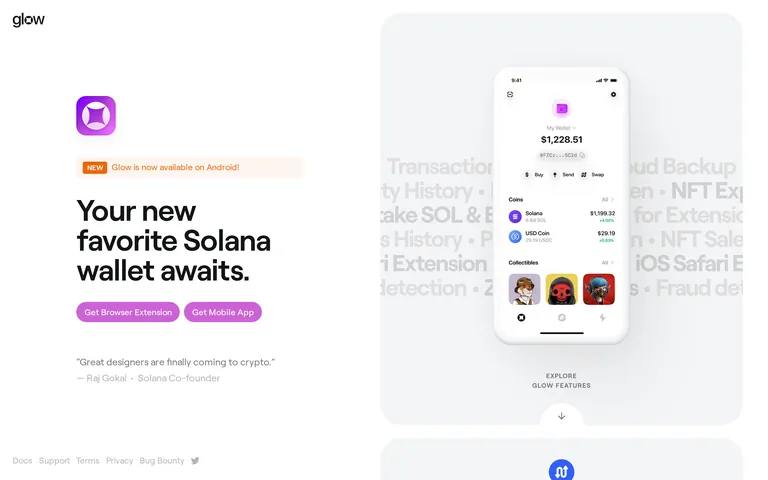 Glow screenshot