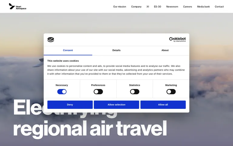 Heartaerospace screenshot